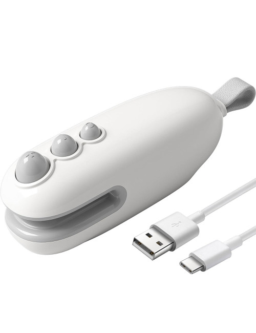 CM-039-040 MINI SEALER PLASTIC WHITE & BLUE 122MM x 32MM