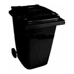 درام زبالة مع عجل 240 لتر أسود CHN - ZTL-240A-16