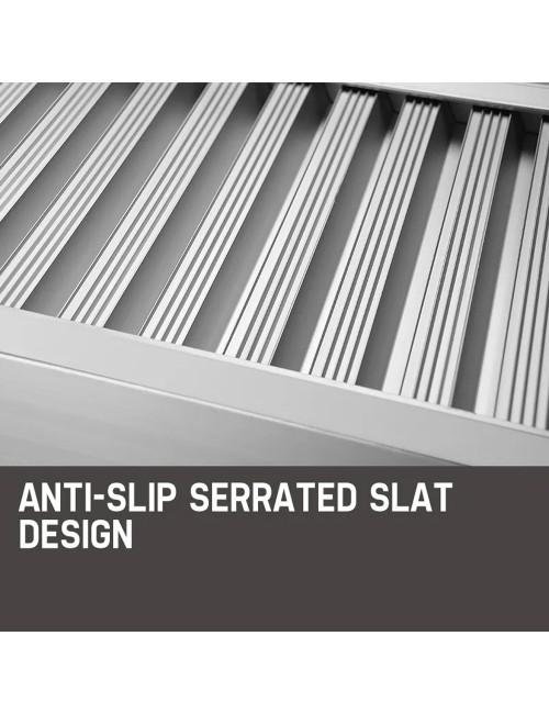 HS-HR003B ALUMINIUM RAMP 400 x 40 x 11 CM 1.3 TON