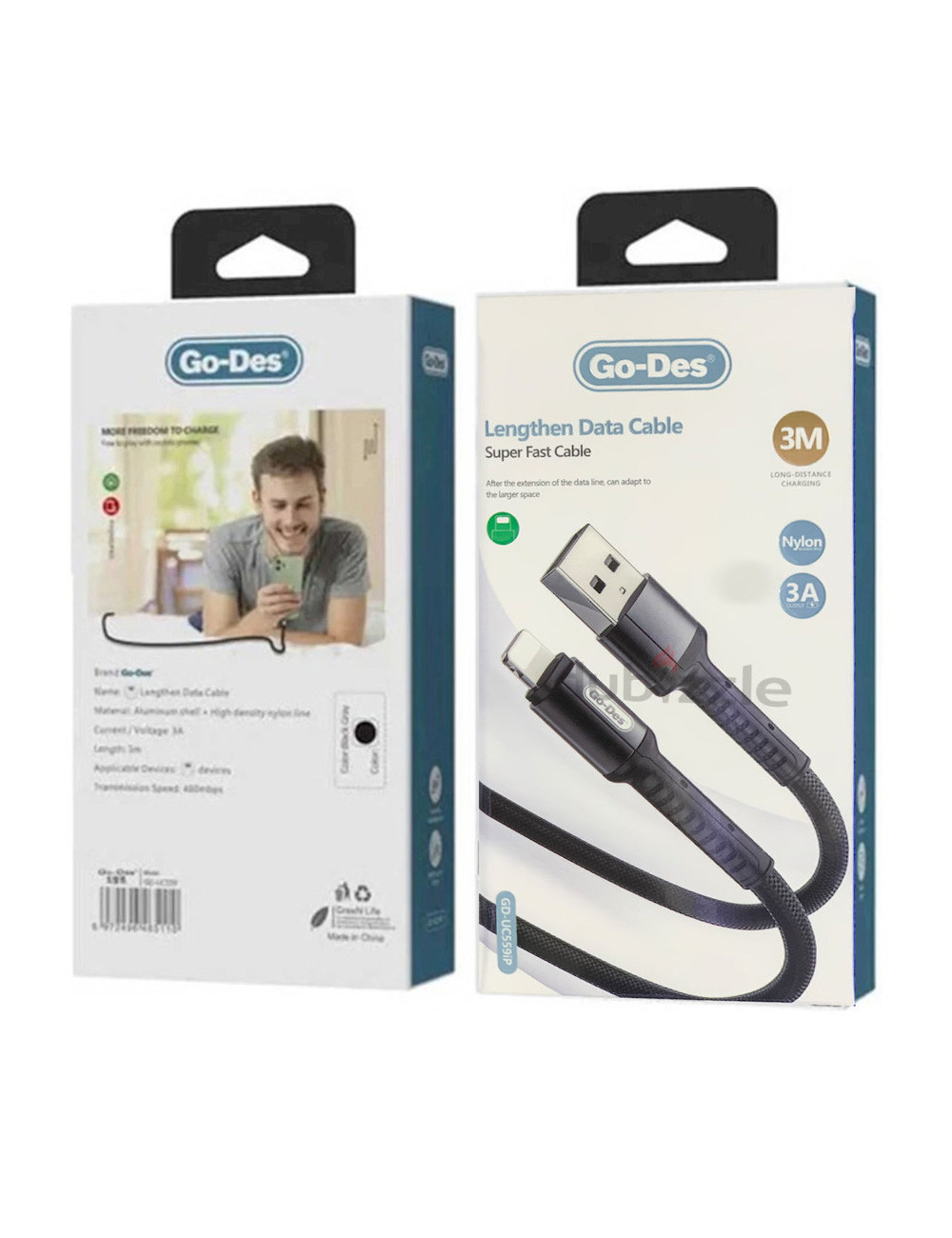 GO-DES GD-UC531 USB 3IN1 CHARGING CABLE
