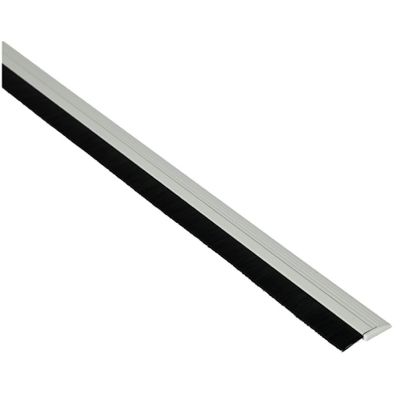 WEATHER STRIP DOOR BRUSH SILVER 1 MTR