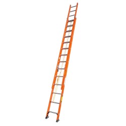 527187 FIBER GLASS LADDER WITH ROPE ORRANGE