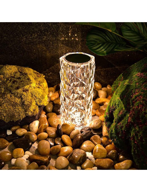 EL21046-P CRYSTAL TABLE LAMP