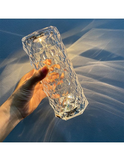 EL21046-P CRYSTAL TABLE LAMP