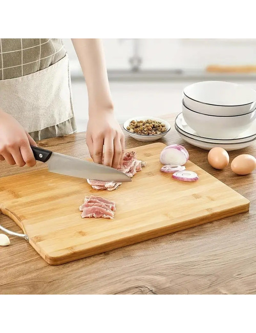 WOODEN CHOPPING BOARD 34x24x1.7CM