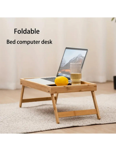 2IN1 WOODEN BAMBOO MULTI-PURPOSE TABLE