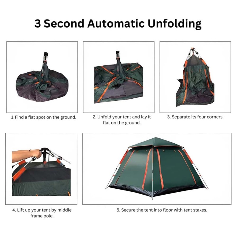 LB-20344 TENT PLASTIC 240 x 240 x 155 CM