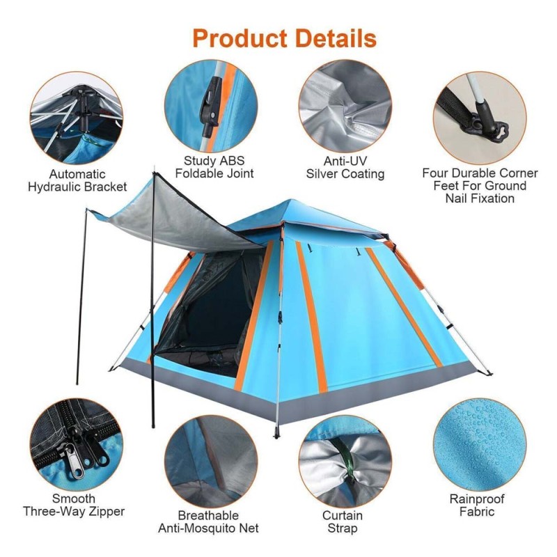 LB-20344 TENT PLASTIC 240 x 240 x 155 CM