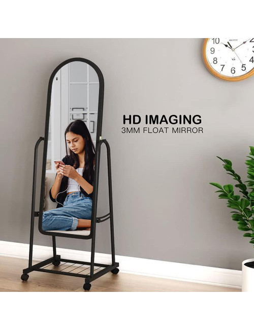DECORATIVE MIRROR WITH STAND 35x120