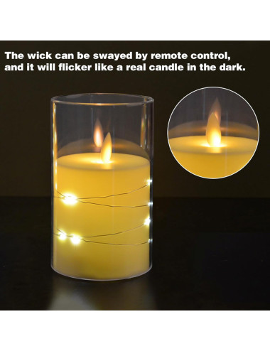 LED PLASTIC SWING CANDLE