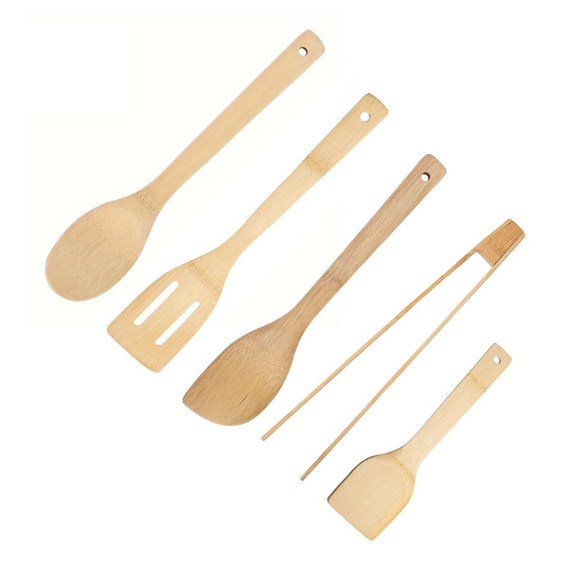 WOODEN SPONE 6 PICES SET