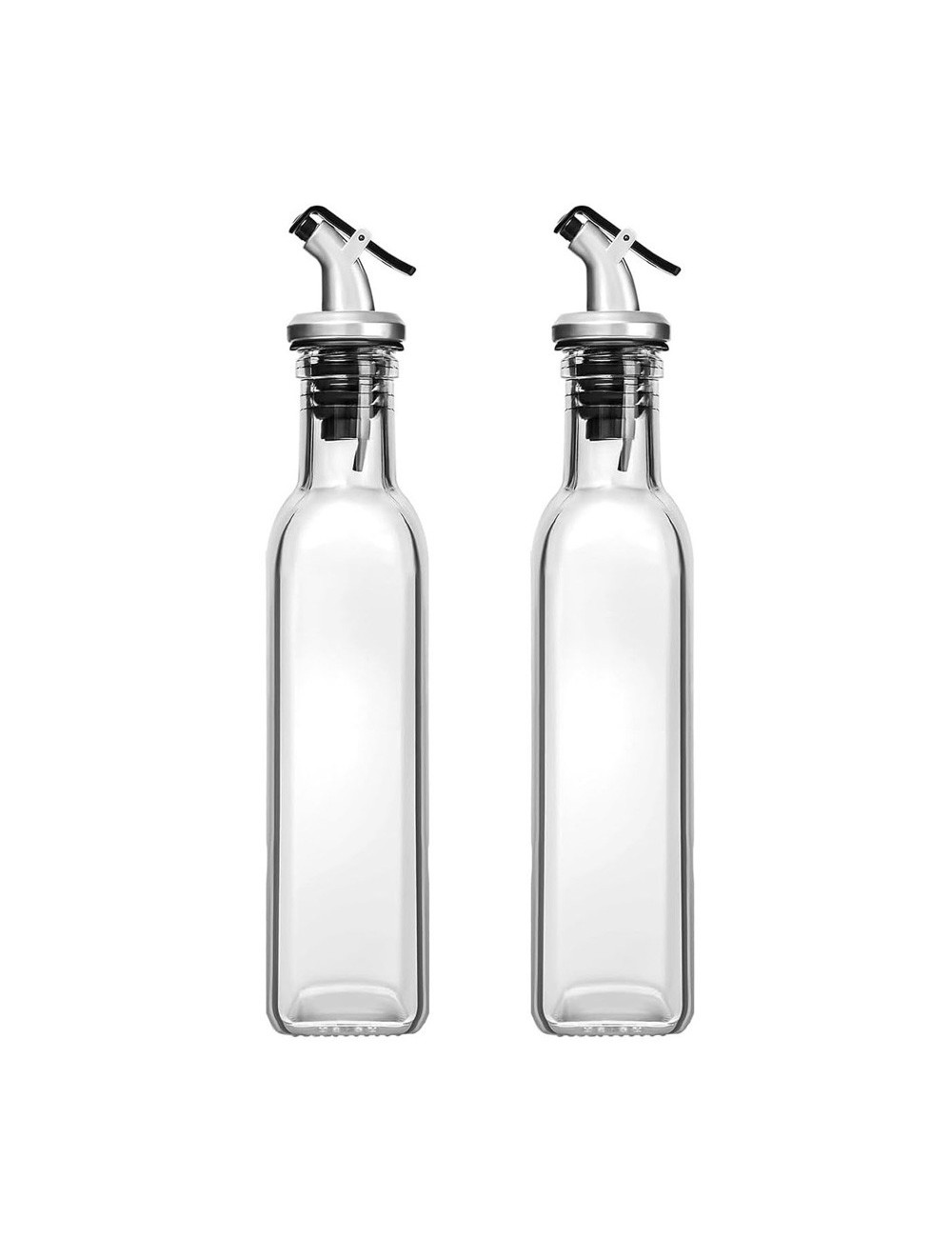 GLASS OIL BOTTEL 2 PICES SET 500ML