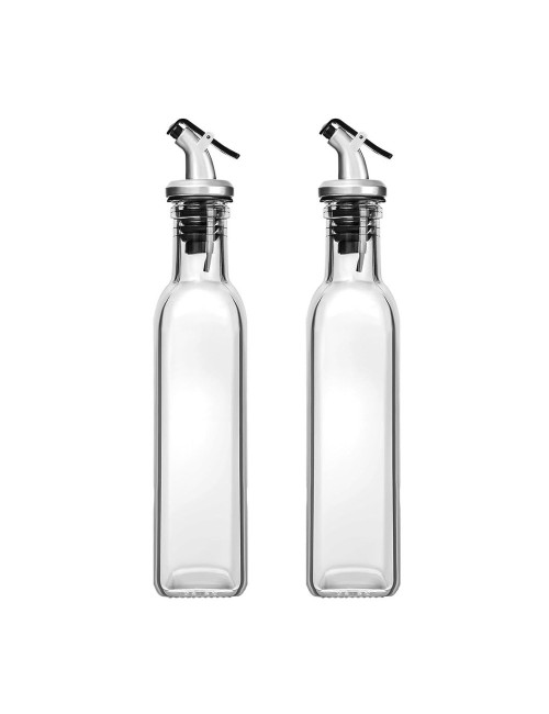 GLASS OIL BOTTEL 2 PICES SET 500ML