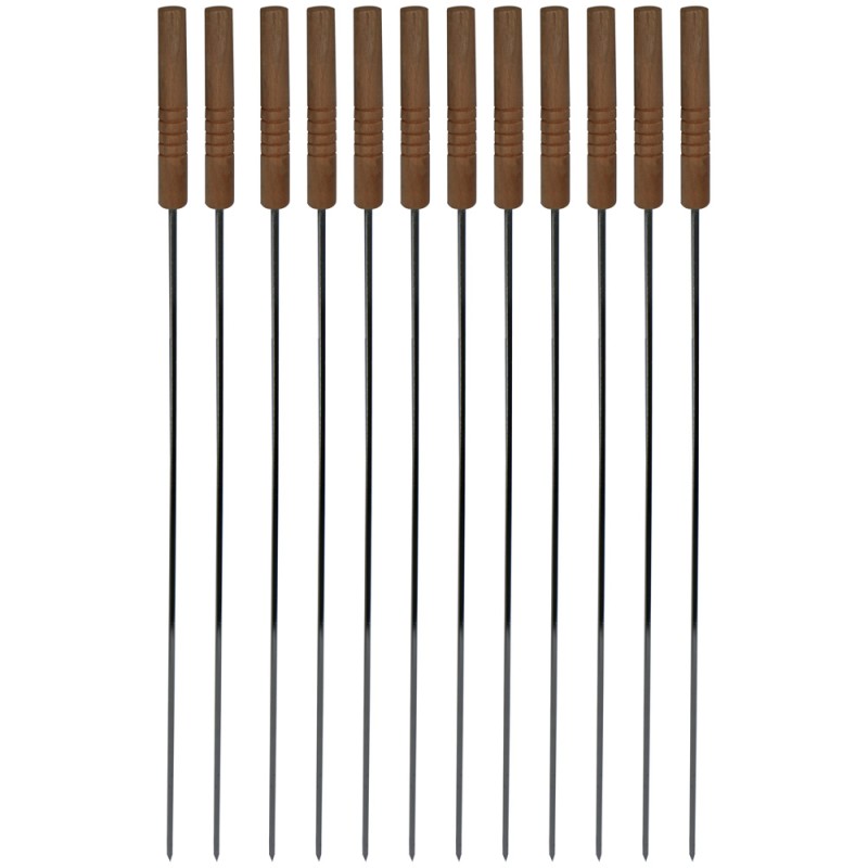 84669 STEEL SKEWER ( BBQ ) 12 PCS