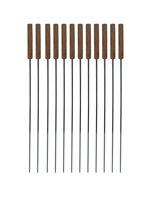 84669 STEEL SKEWER ( BBQ ) 12 PCS