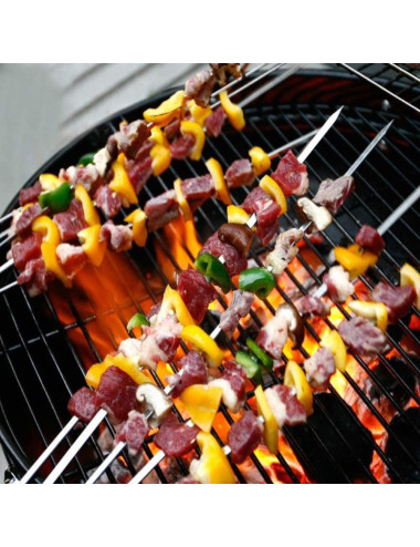 84669 سيخ لحم ستيل 12 حبة CHN