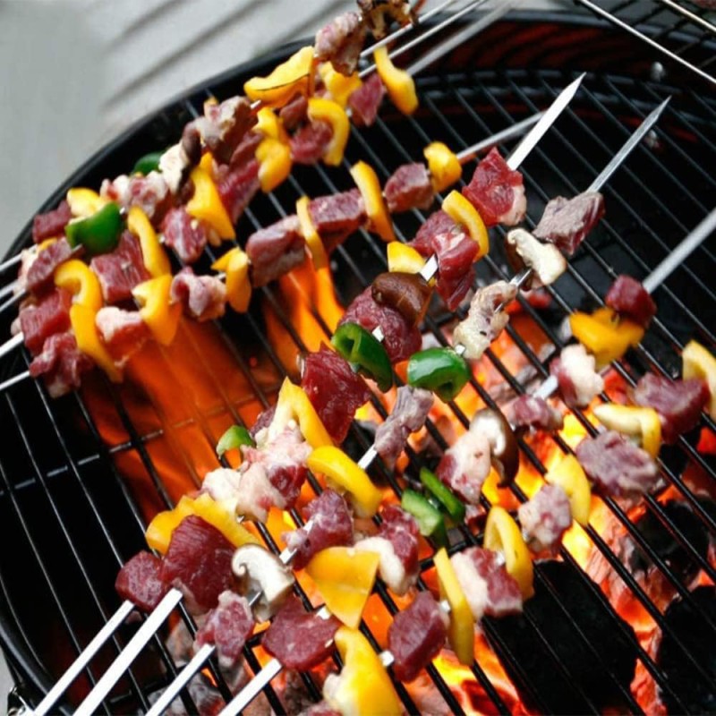 84669 STEEL SKEWER ( BBQ ) 12 PCS