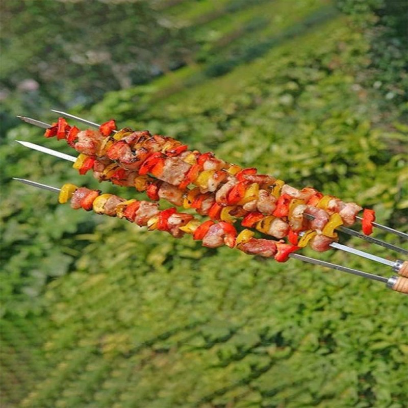 84669 STEEL SKEWER ( BBQ ) 12 PCS