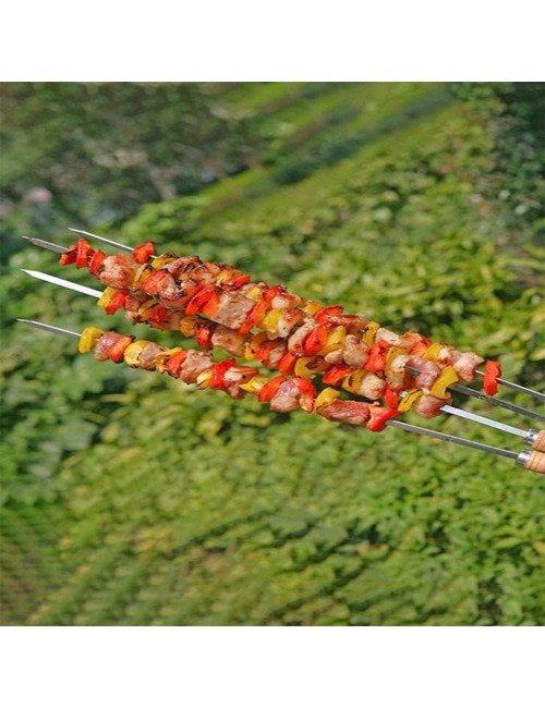 84669 STEEL SKEWER ( BBQ ) 12 PCS