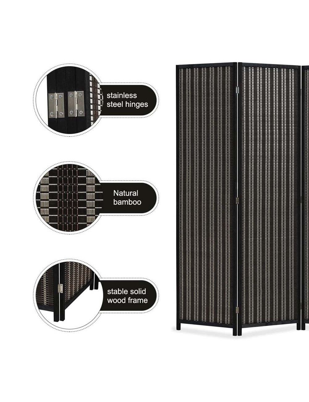 DECORATIVE WOODEN PARTITION 180x180