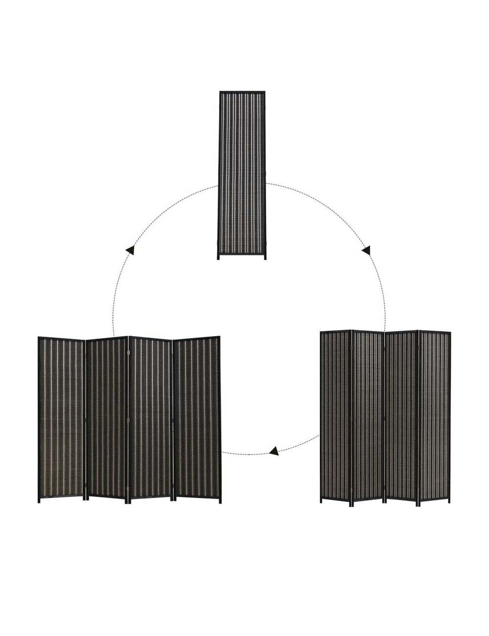 DECORATIVE WOODEN PARTITION 180x180