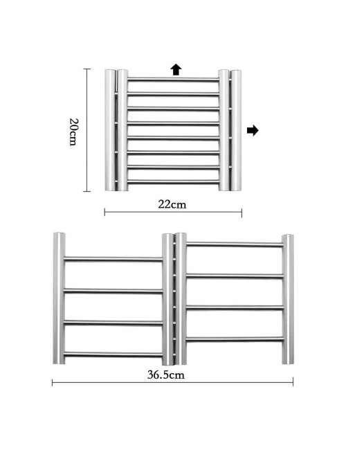98917 STEEL POT RACK