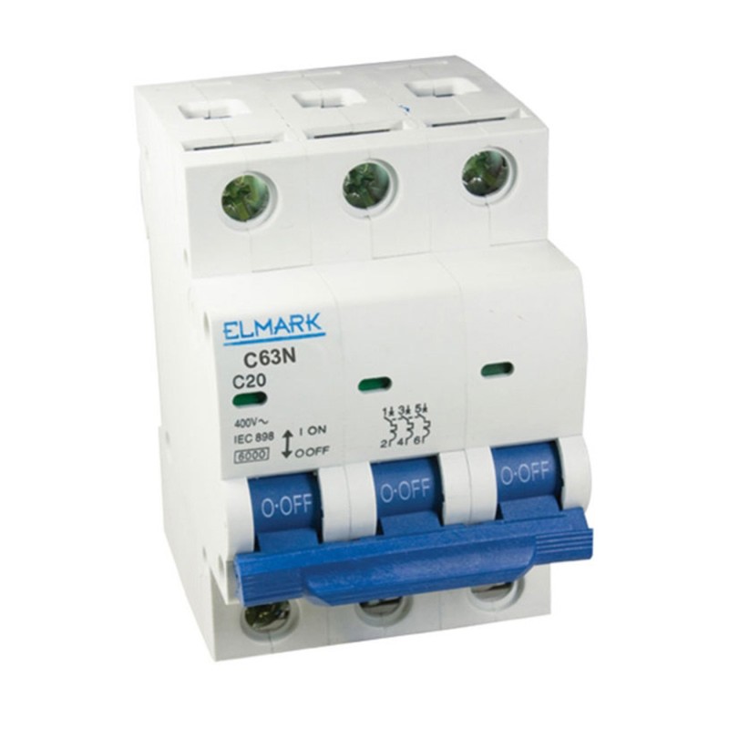 L MARK 3 POLE ISOLATOR 63AMP