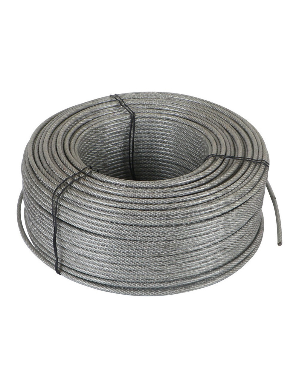 GALV STEEL WIRE ROPE PVC COATED 5 × 6 MM × 300 MTR