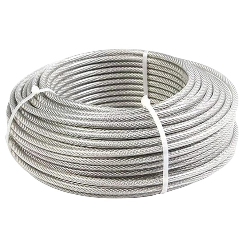 GALV STEEL WIRE ROPE PVC COATED 4 × 5 MM × 300 MTR