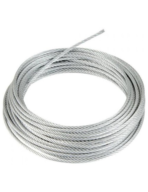 GALV STEEL WIRE ROPE PVC COATED 4 × 6 MM × 150 MTR
