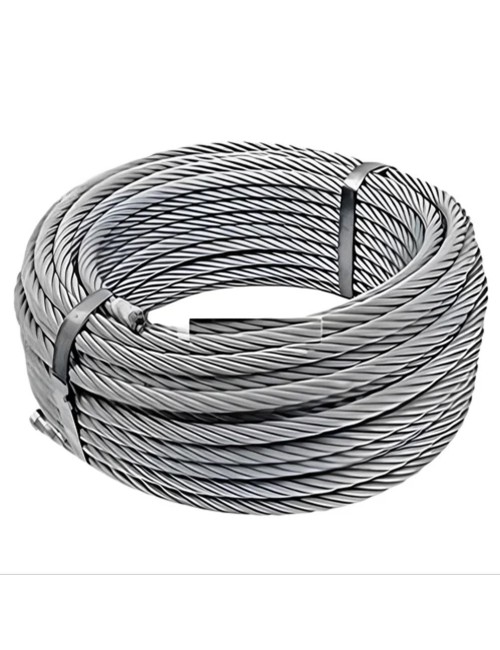GALV STEEL WIRE ROPE PVC COATED 6 × 8 MM × 150 MTR