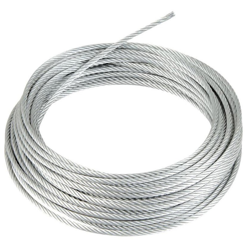 GALV STEEL WIRE ROPE ( 7×19) 5 MM × 150 MTR