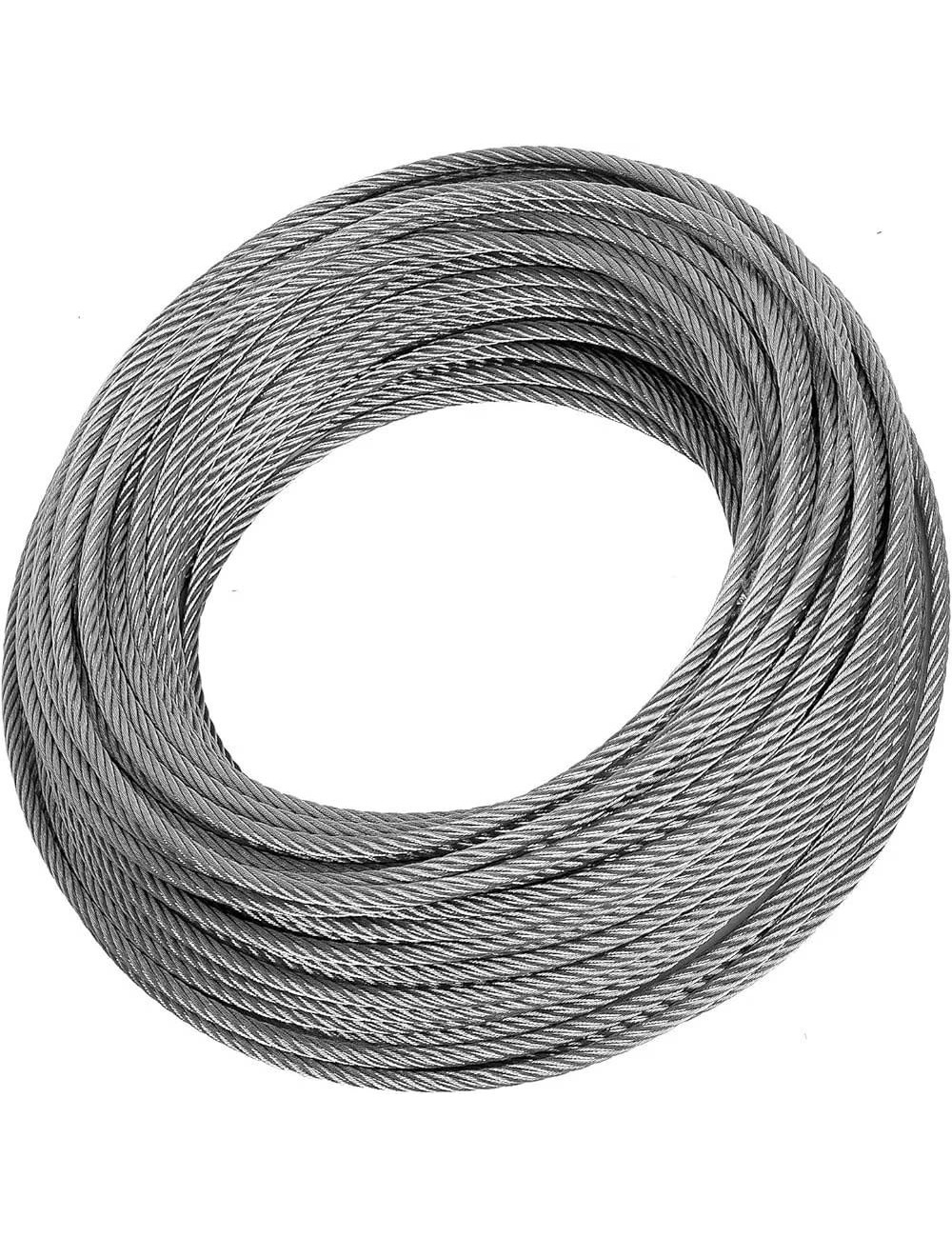 GALV STEEL WIRE ROPE ( 7×19) 5 MM × 300 MTR