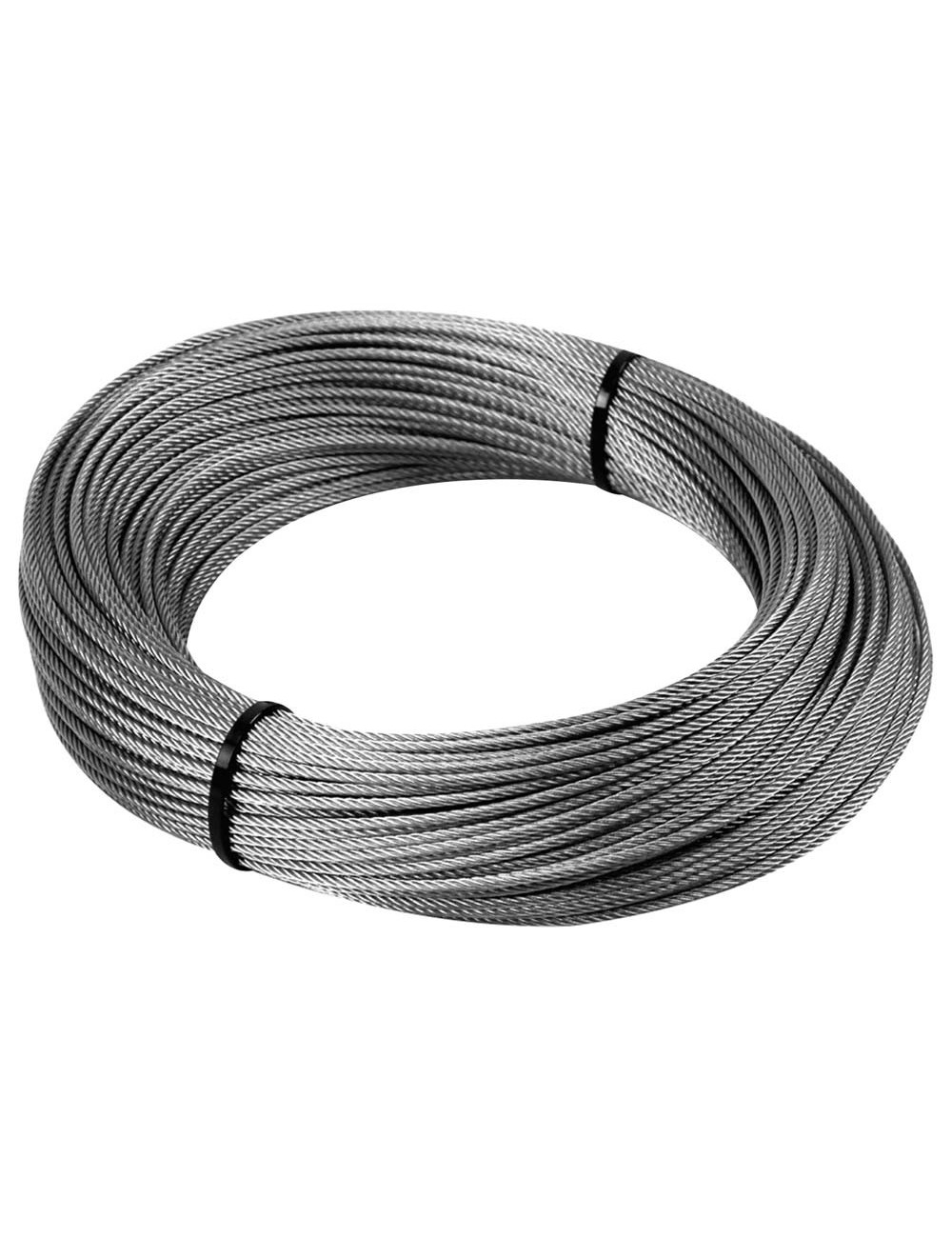 GALV STEEL WIRE ROPE (7×19) 6 MM × 150 MTR