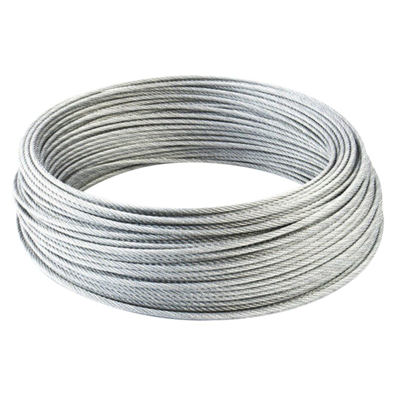 STAINLESS STEEL 304 WITH ROPE (7×7) 4 MM * 150 MTR