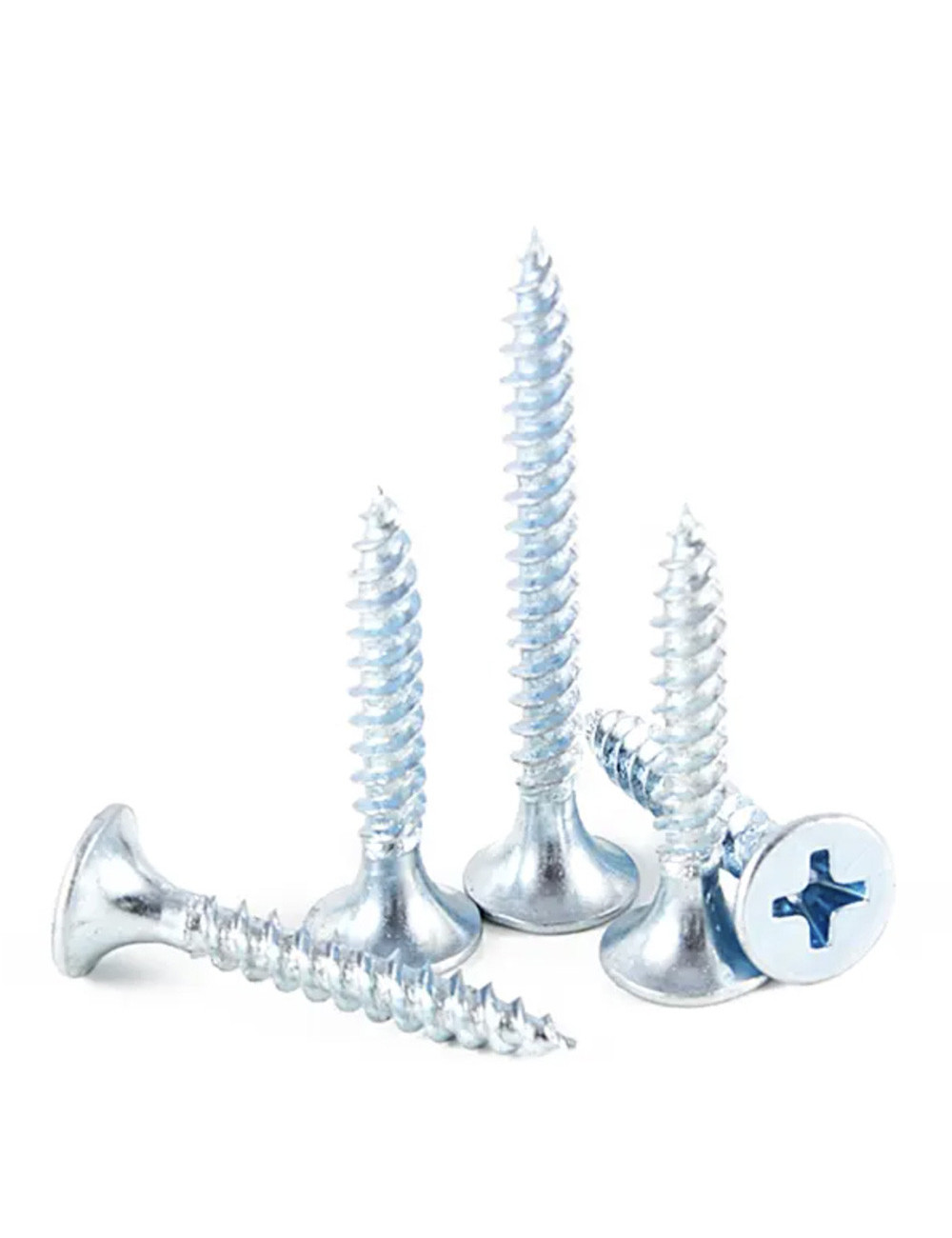 PHILLIPS BUGLE HEAD DRYWALL SCREW WHITE 1.1/2" × 6