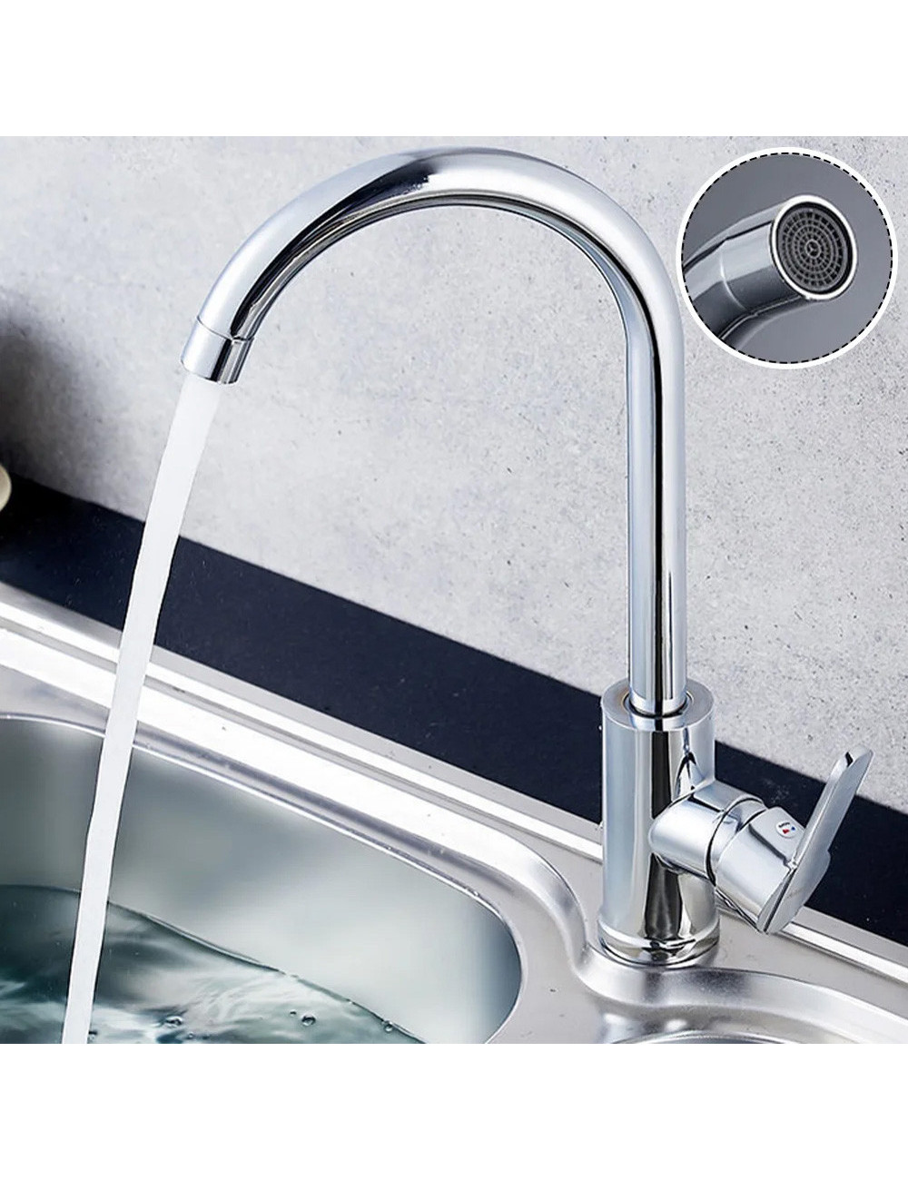 MODEL 207/4 BASIN MIXER ROUND