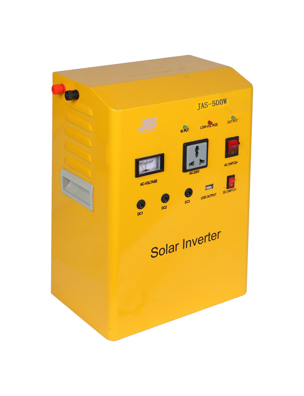 SOLAR SYSTEM 500W WITH 80W SOLAR PANEL & 3 LED BULBS
