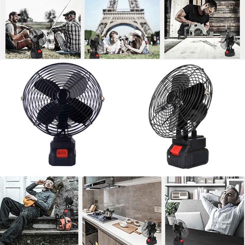 RECHARGABLE ELECTRIC FAN WITH ONE BATTERY