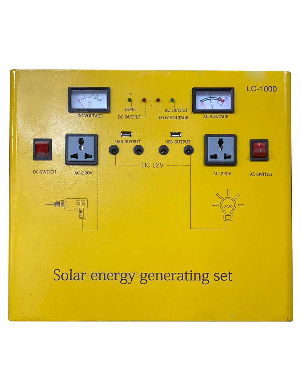 1000W مولد كهرباء طاقة شمسية مع بانال 100 وات CHN