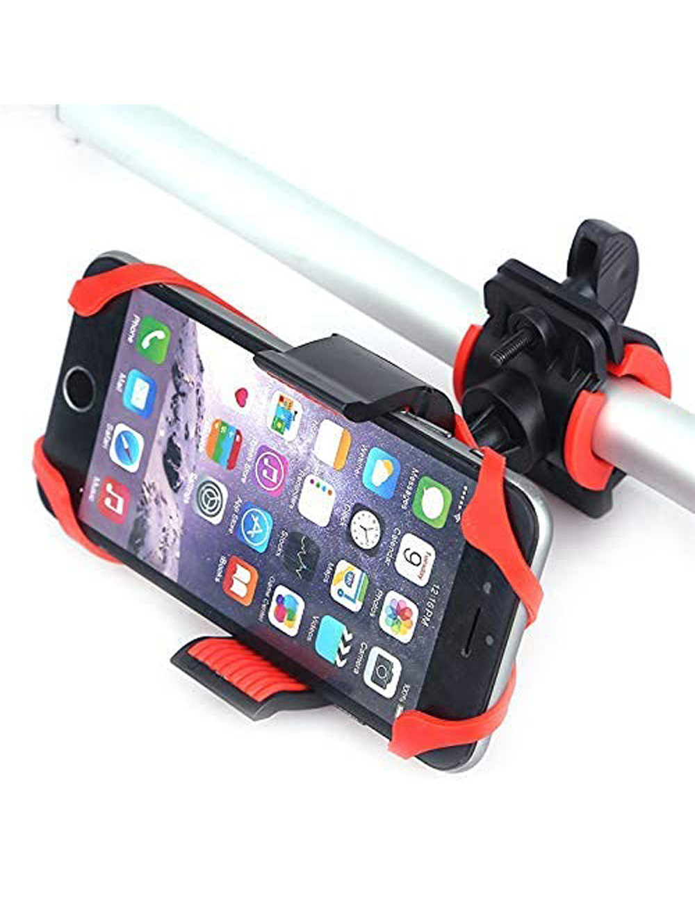 Telephone stand with rubber