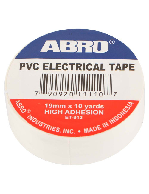 ET-912 ABRO PVC ELECTRIC TAPE WHITE