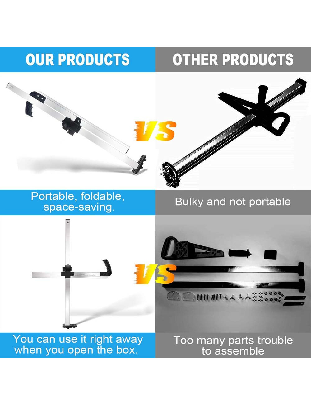 مقص جبس بورد الومونيوم 17ملي