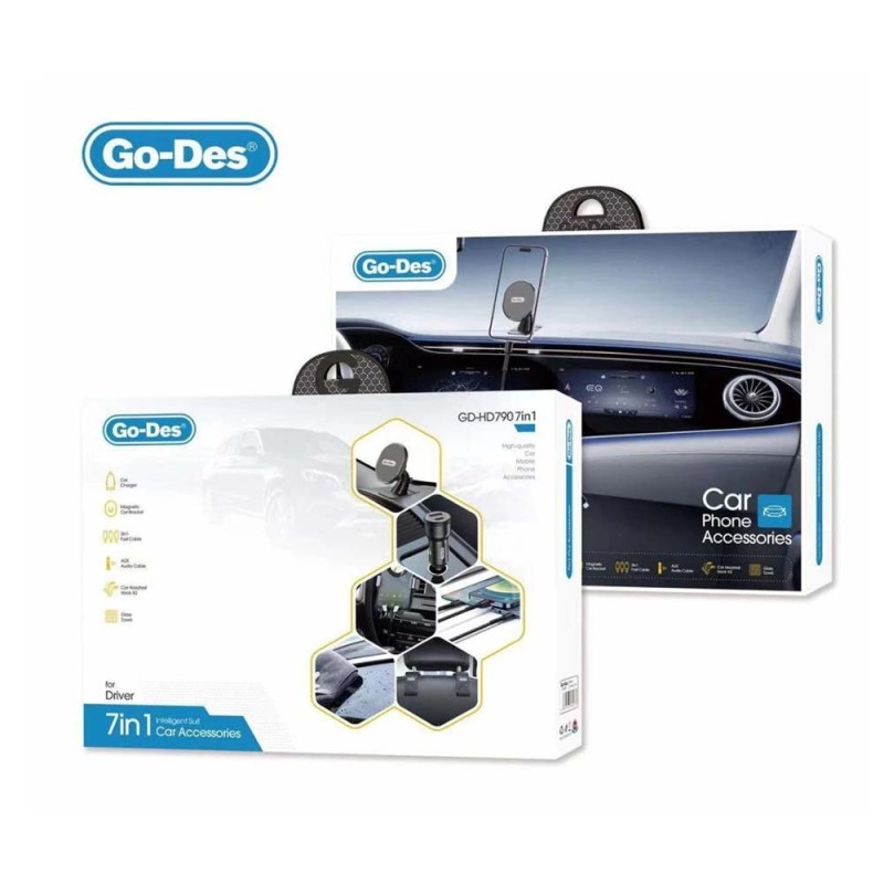GO-DES 7IN1 CAR PHONE ACCESSORIES