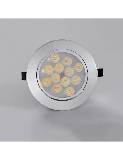 LED ROUND BULB YELLOW 9W