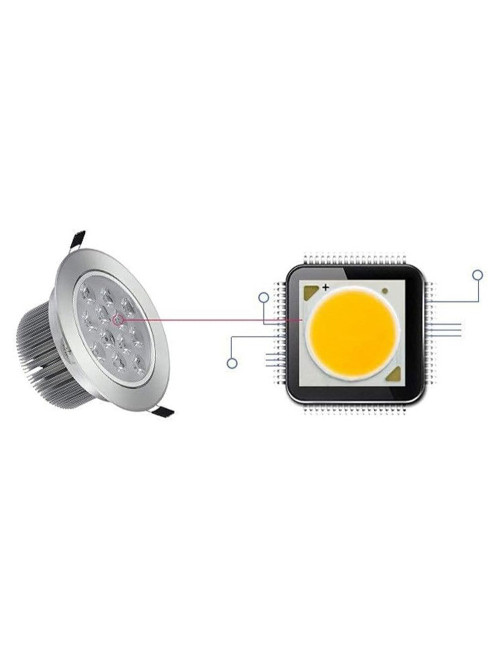 LED ROUND BULB YELLOW 9W