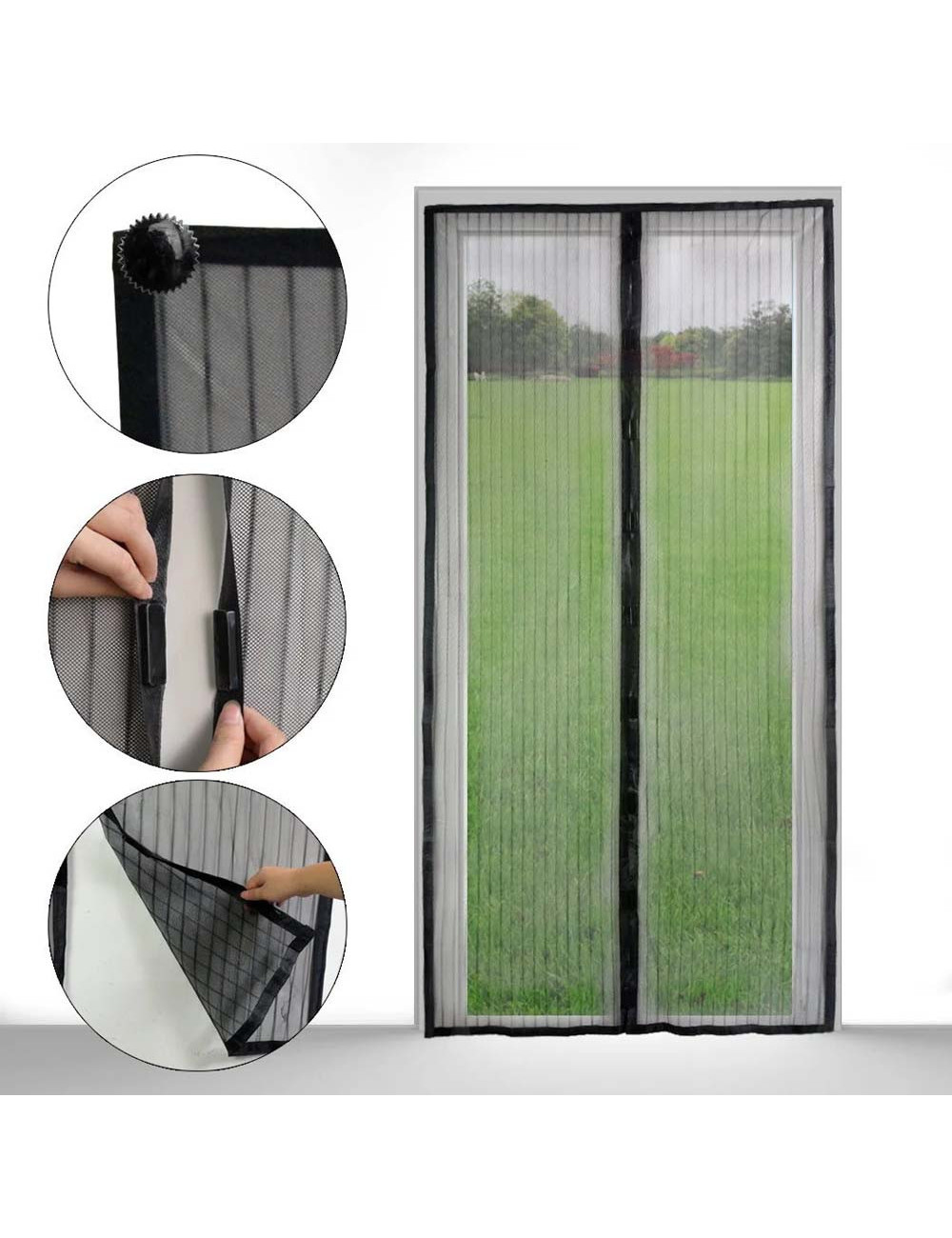 MAGIC MESH HANDS FREE DOOR 100CMx200CM MAGNATIC