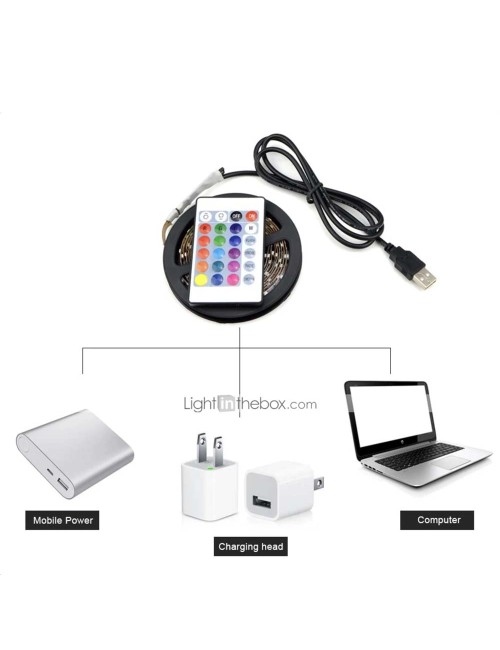 USB - LED روب لايت ملون 5 متر