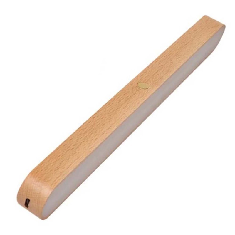 2042 COLORFUL WOOD STRIPE TOUCH MAGNETIC NIGHT LIGHT
