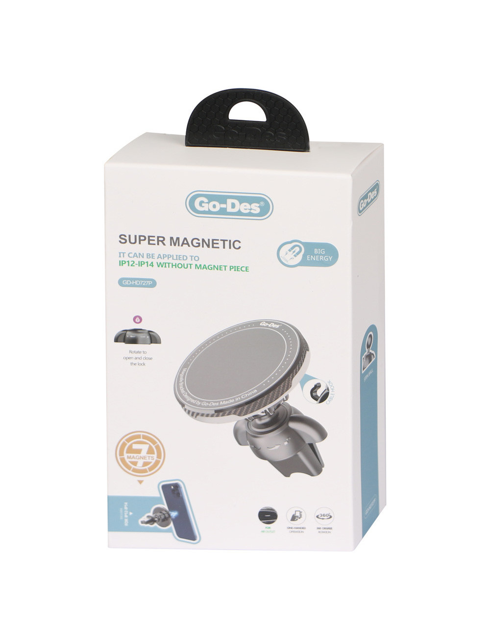 HD727 GO-DES MAGNETIC CAR MOBILE HOLDER